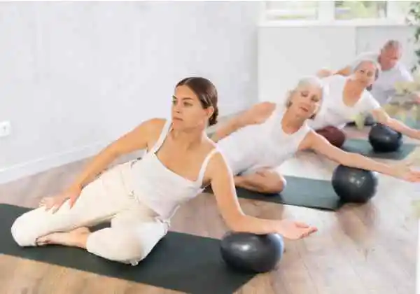 pilates no tapete capa